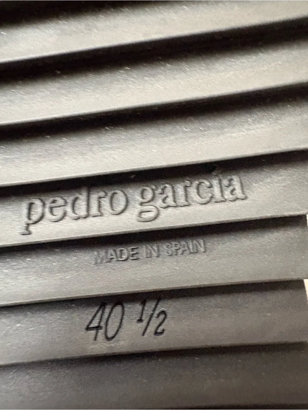 Pedro Garcia disclaimer right